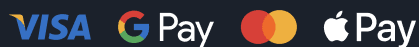 Visa, Google Pay, Mastercard, Apple Pay